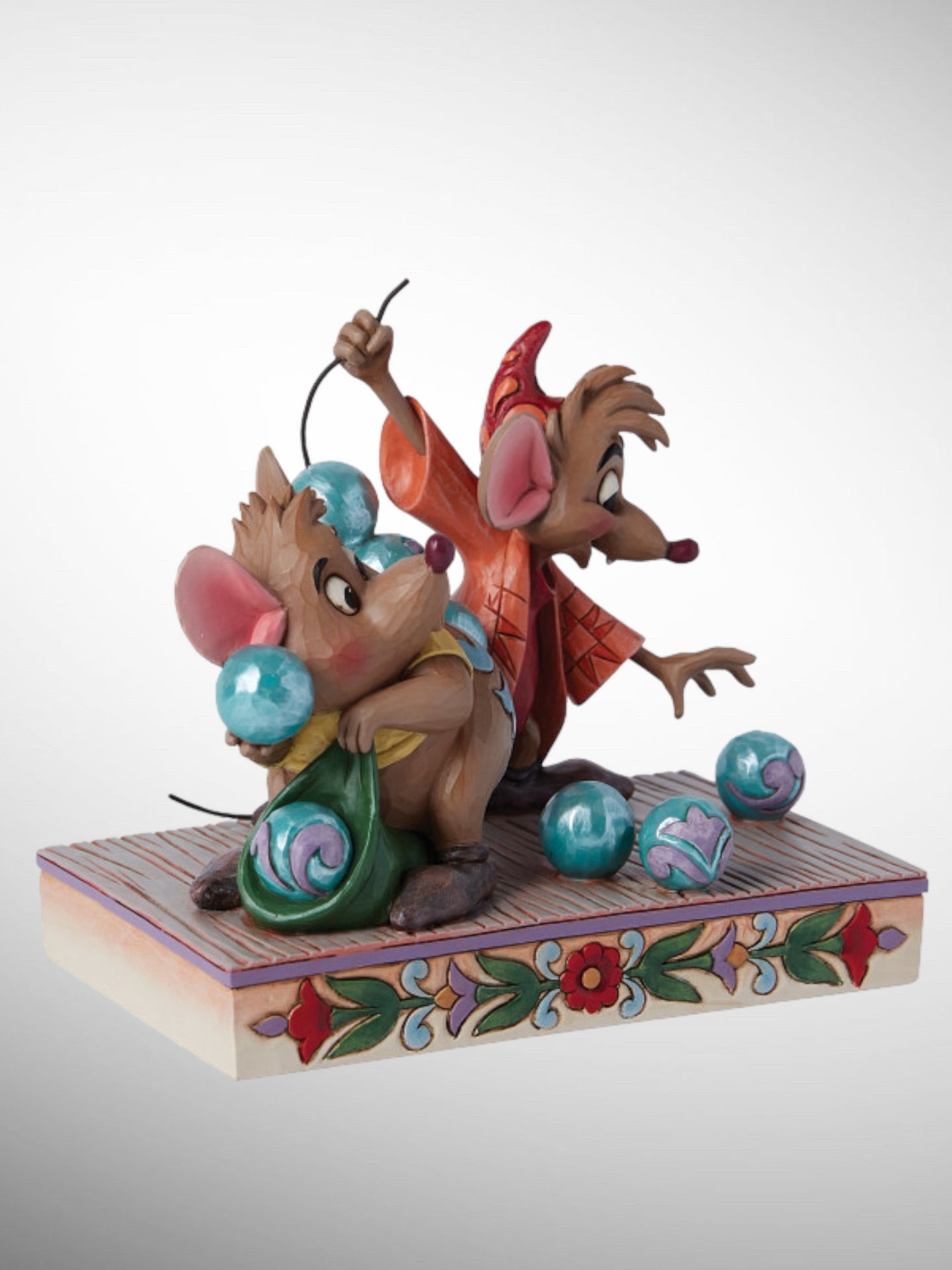 Jim Shore Disney Traditions - Beads for Cinderelly Gus and Jaq Cinderella Figurine